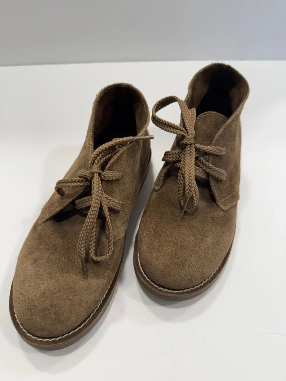 J. Crew Factory Brown Suede Chukka Boots size 4 M